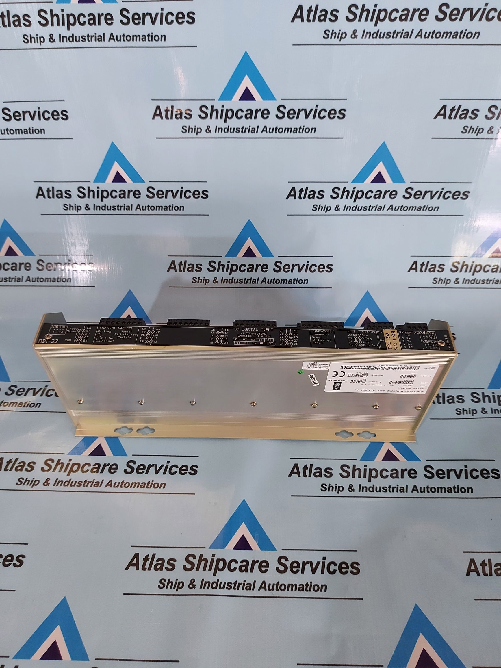 KONGSBERG RDI-32 8100154 REMOTE DIGITAL INPUT MODULE REV.F2